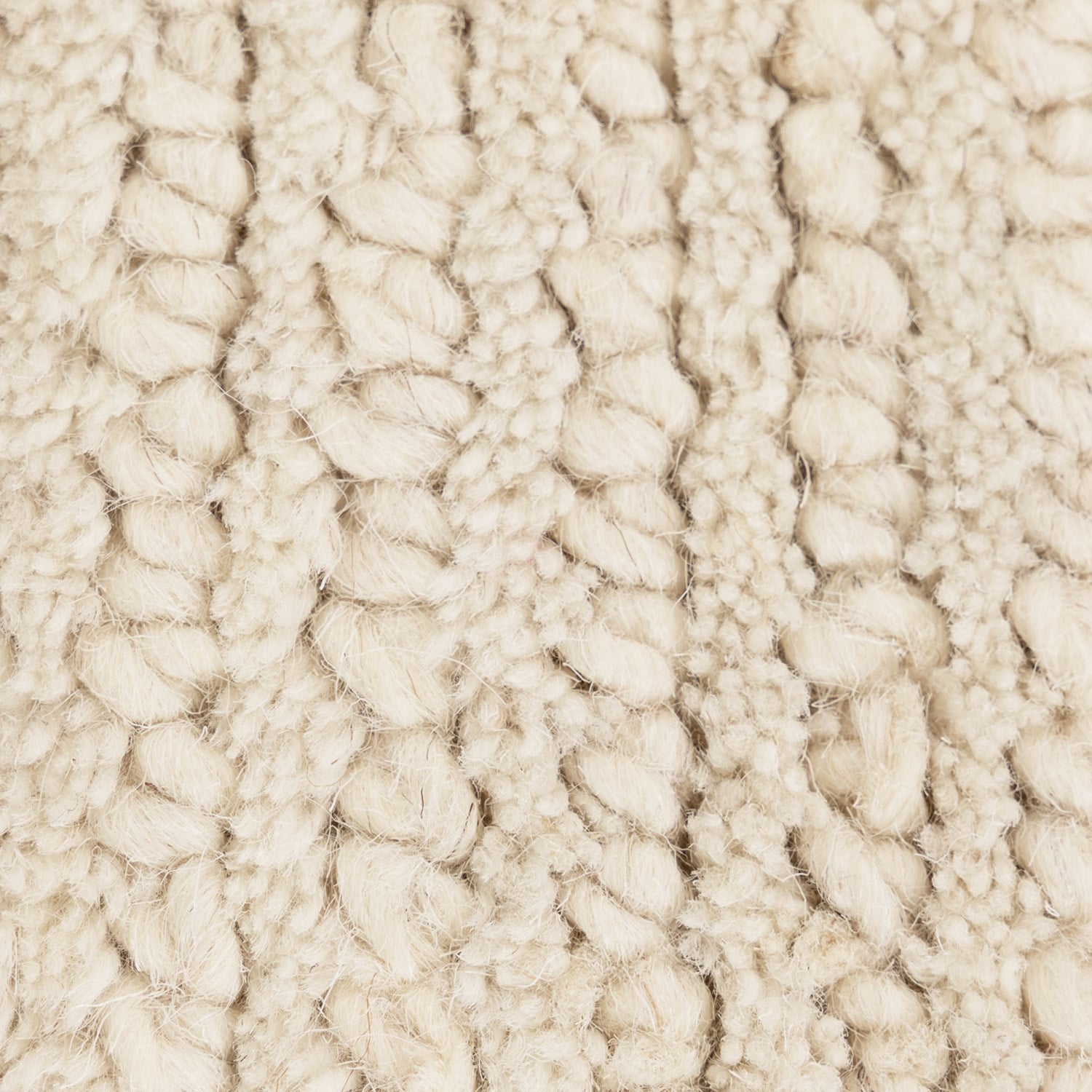 Ivory Camia Hand-Loomed Wool Round Rug