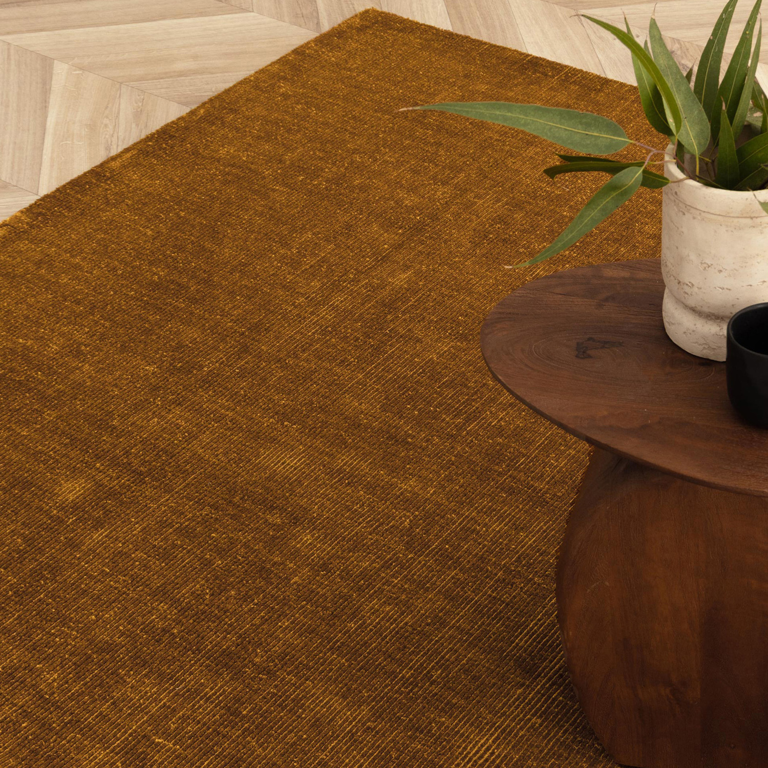 Marais Hand-Loomed Viscose-Blend Rug