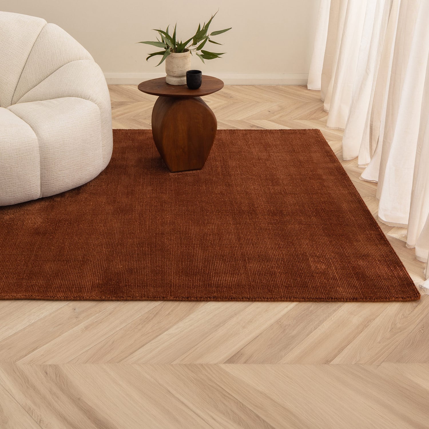 Marais Hand-Loomed Viscose-Blend Rug