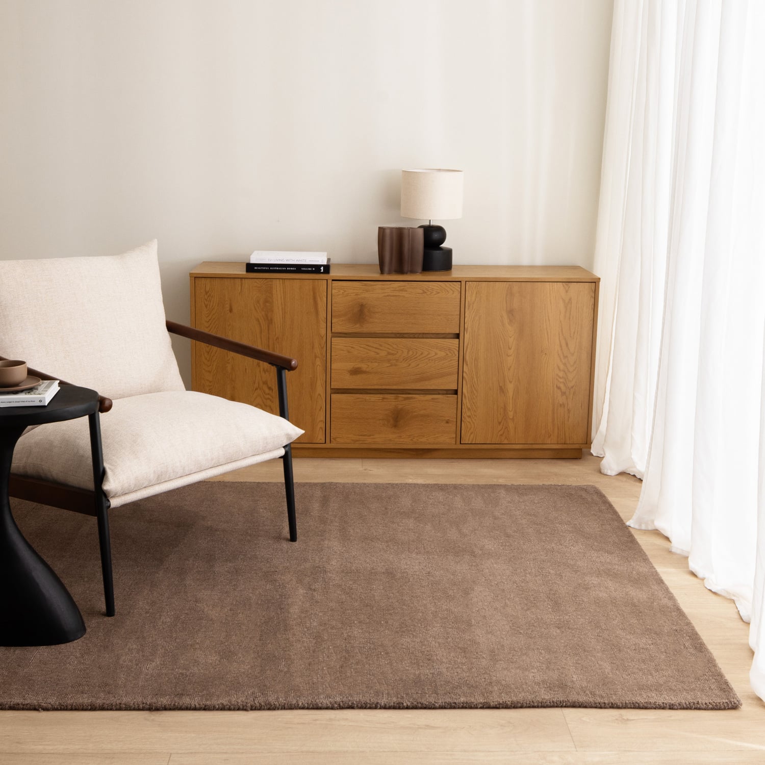 Kavya Hand-Woven Wool-Blend Rug