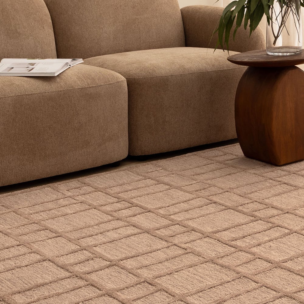 Miraan Geometric Wool-Blend Rug