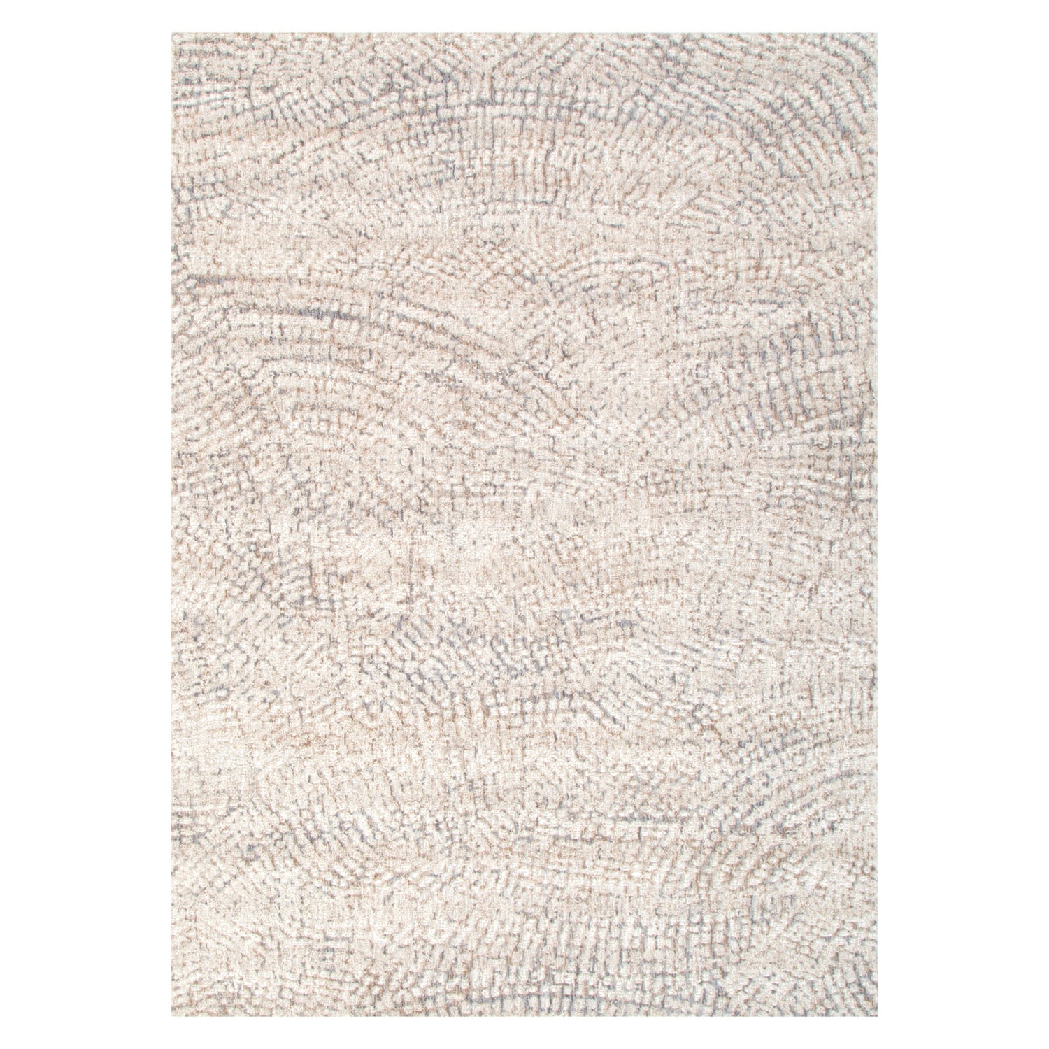 Washed Pebble Mosaic Sola Rug