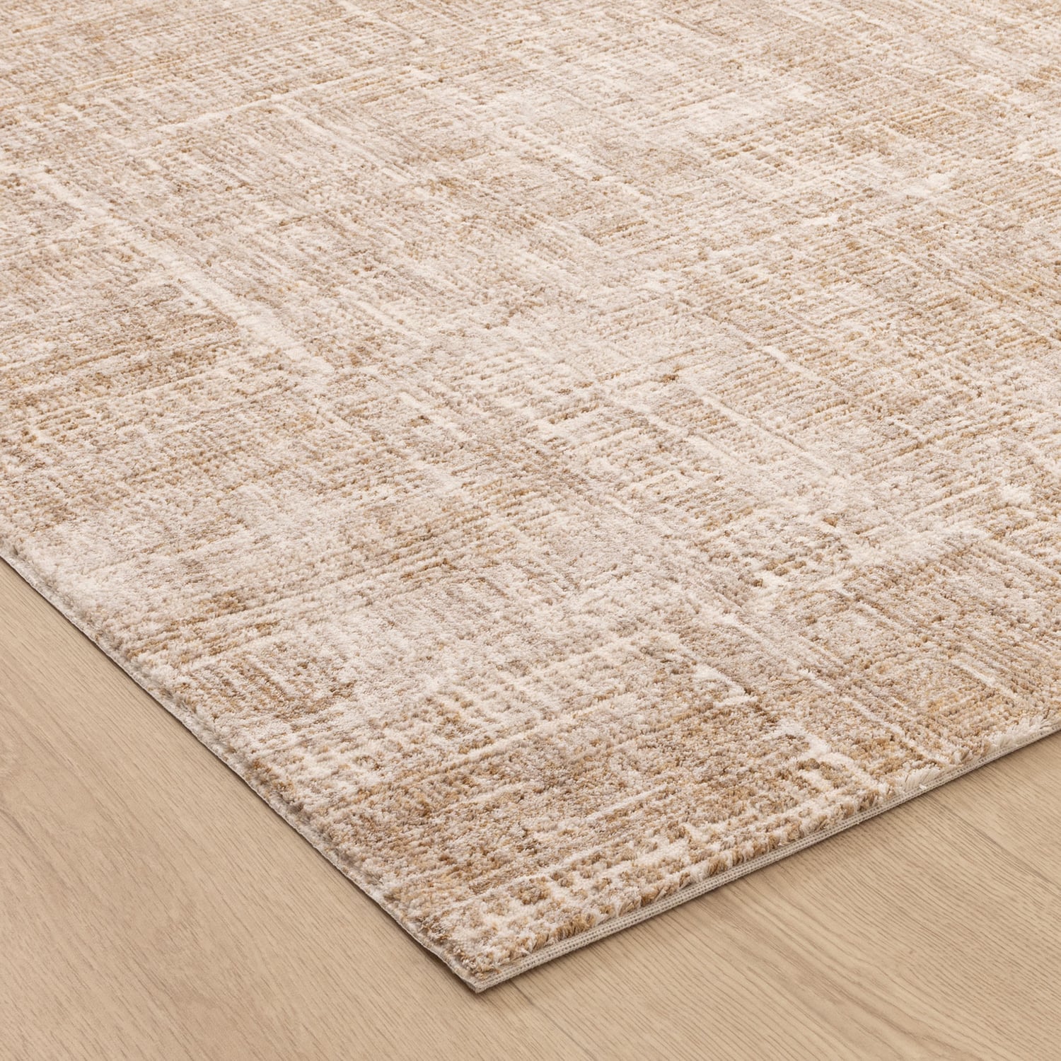 Toffee Cream Distressed Sola Rug