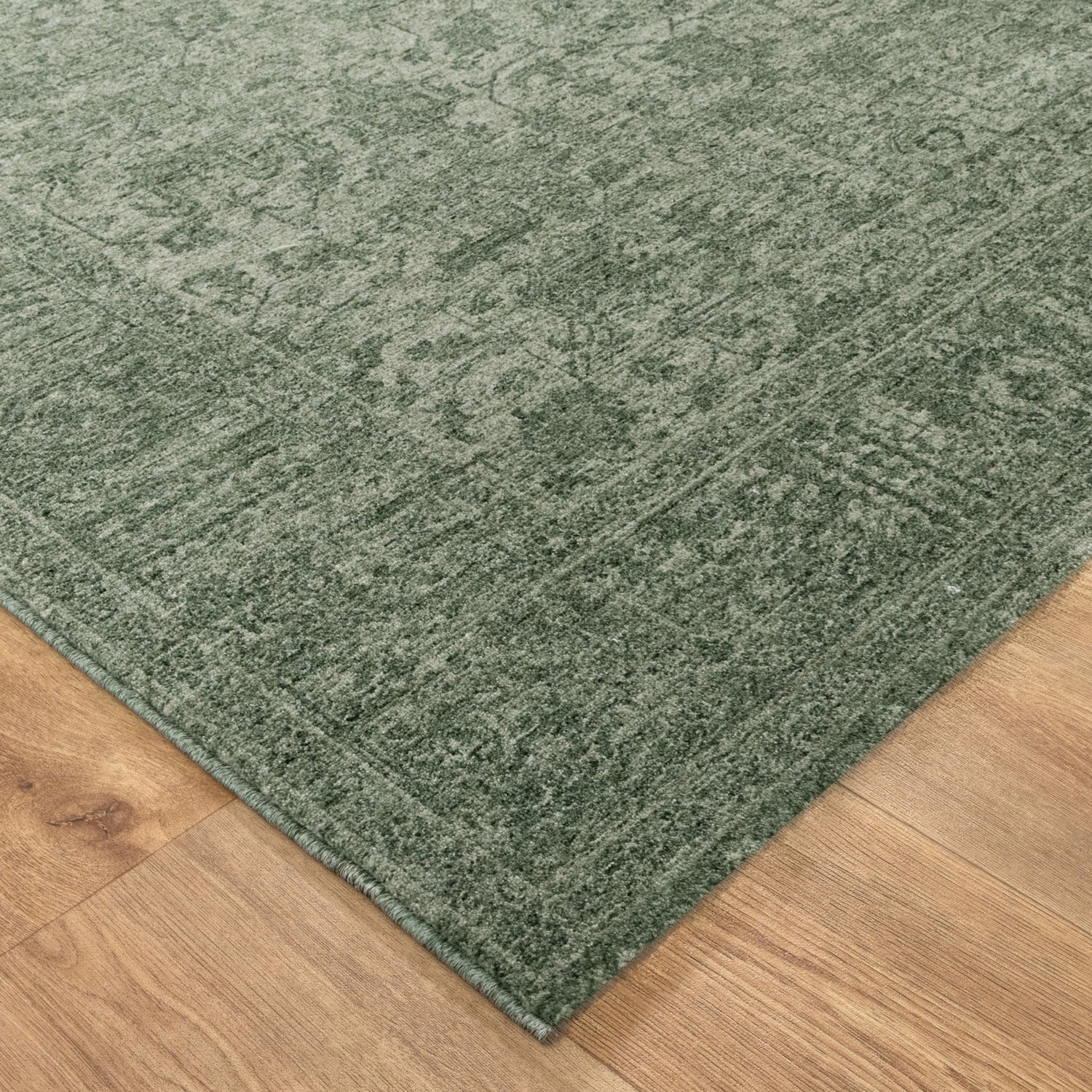 Heritage-Monochrome-Distressed-Border-Rug