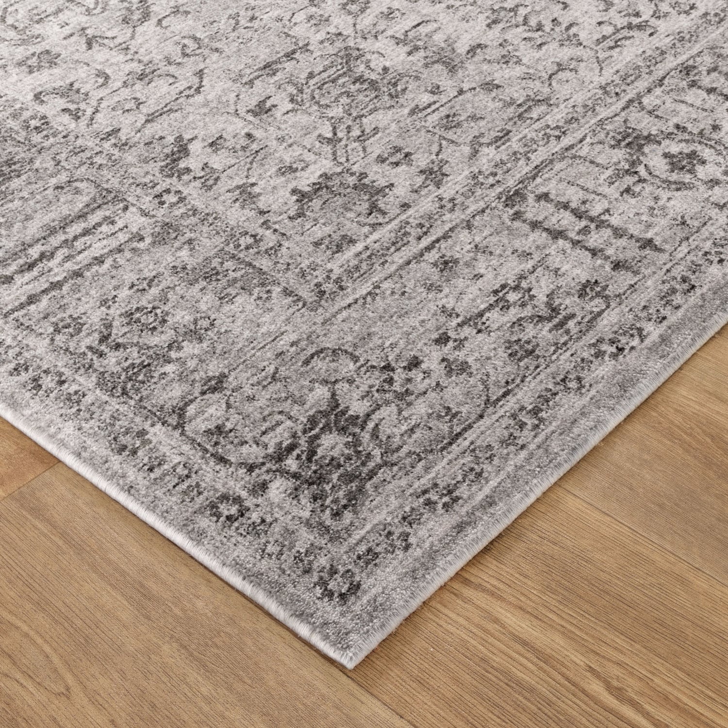 Heritage-Monochrome-Distressed-Border-Rug