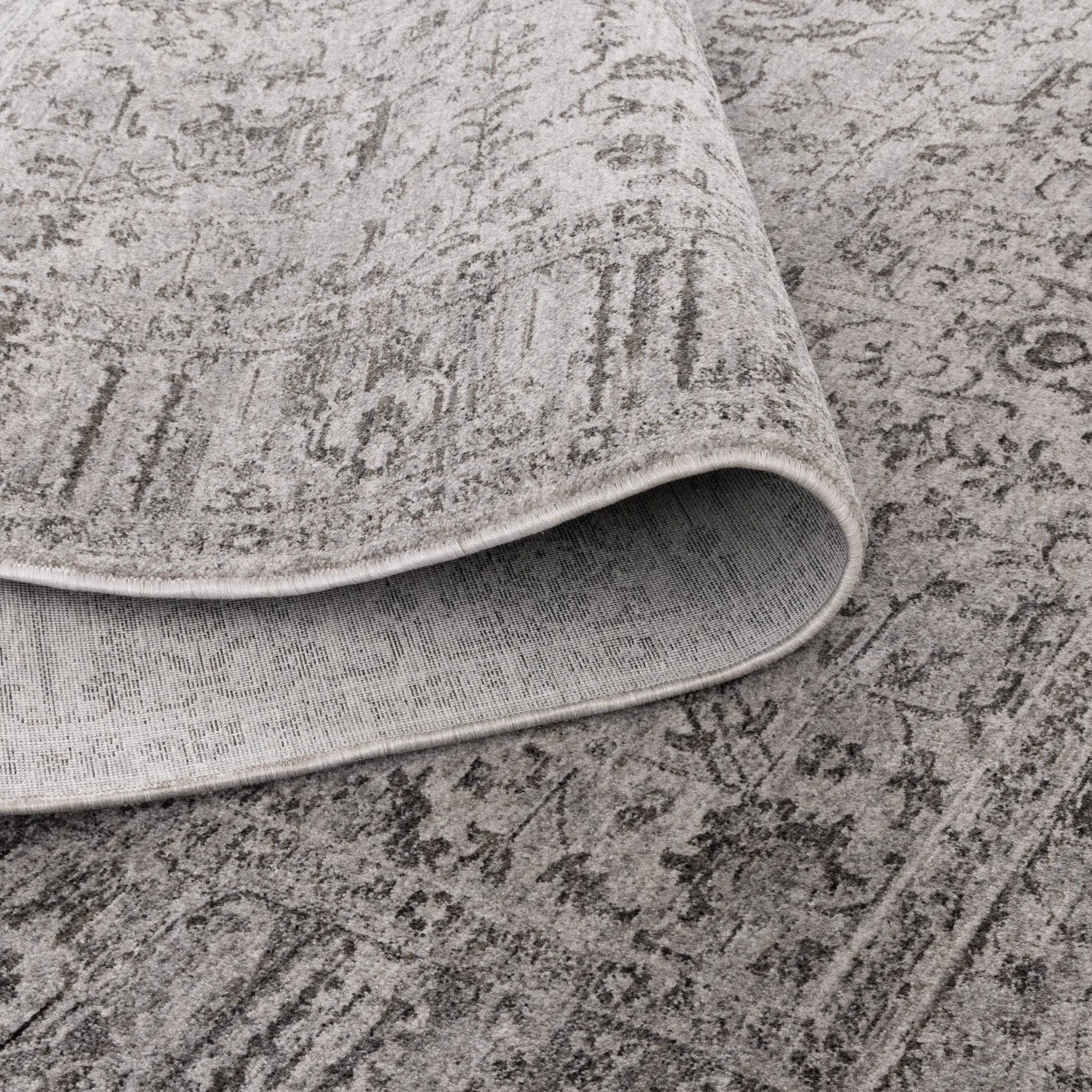 Heritage-Monochrome-Distressed-Border-Rug