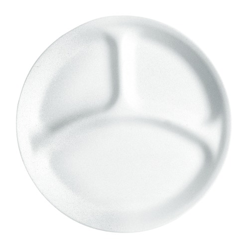 Corelle Livingware Winter Frost White Divided Dinner Plate & Reviews