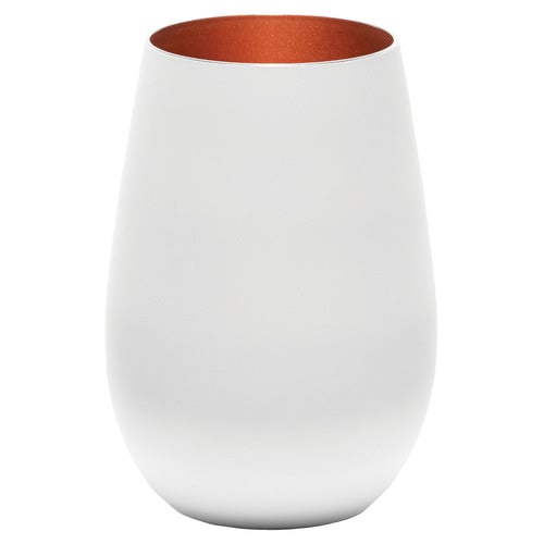 Matte White & Bronze Stolzle Olympic 465ml Tumbler