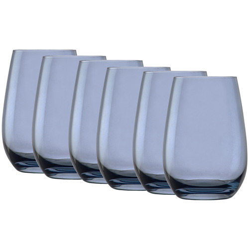 Smokey Blue Stolzle Elements 470ml Tumbler