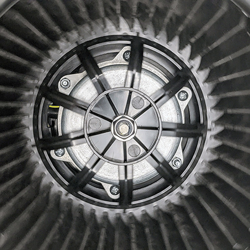 Hybrid 330mm Square Bathroom Exhaust Fan with LED Light