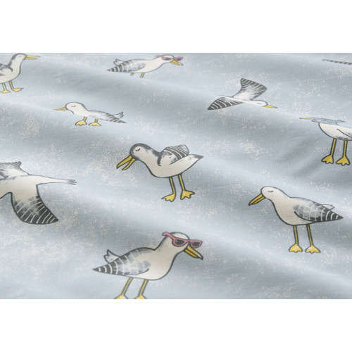 Blue Seagulls Quilt Cover Set