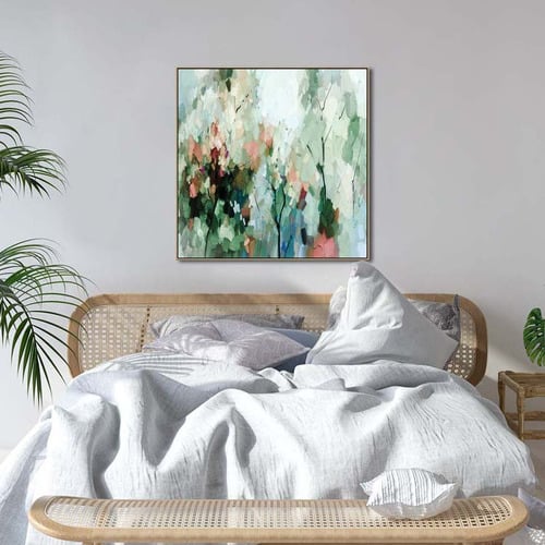 Foresta Oak Framed Canvas