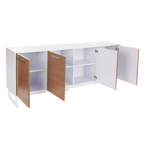 Corner Office Agile 4 Door Credenza & Reviews Temple & ster