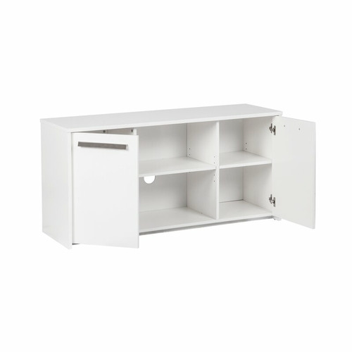 White Sheridan Manager Desk with Storage