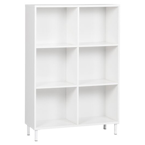 Corner Office White Sheridan 6 Shelf Bookcase Reviews Temple Webster