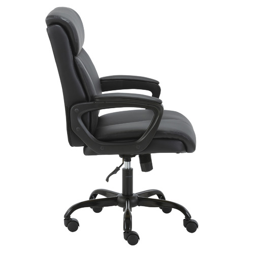 Puresoft Mid-Back Faux Leather Office Chair