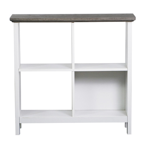 Grey & White Armitage 4 Cube Bookcase