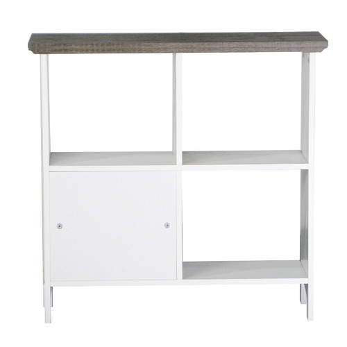 Grey & White Armitage 4 Cube Bookcase