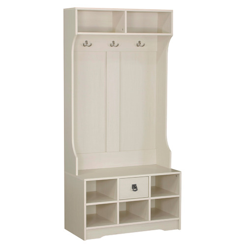 Lorrel Hall Tree Cabinet