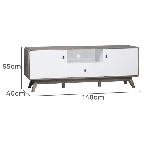 Lars 2 Door Wooden Entertainment Unit