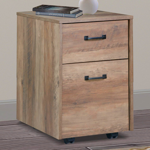 Nell L-Shaped Desk with Mobile Pedestal