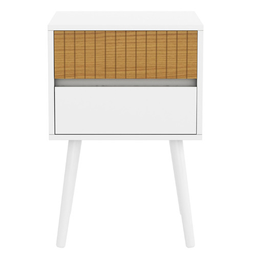 Laurent 2 Drawer Bedside Table
