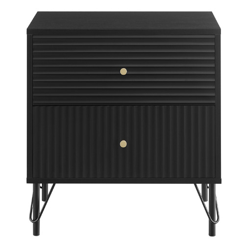 Corner Office Darwin 2 Drawer Bedside Table Temple & ster