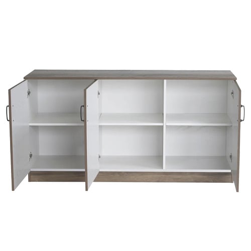 Rustic Eroni 3 Doors Credenza Sideboard Buffet