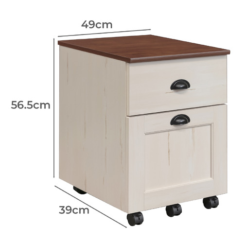 Calsiper 2 Drawer Filing Cabinet