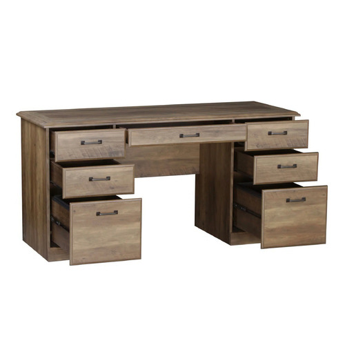 Rustic Oak Dansea Executive Desk