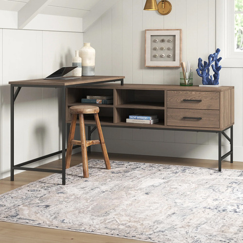 Caleb L-Shaped Desk