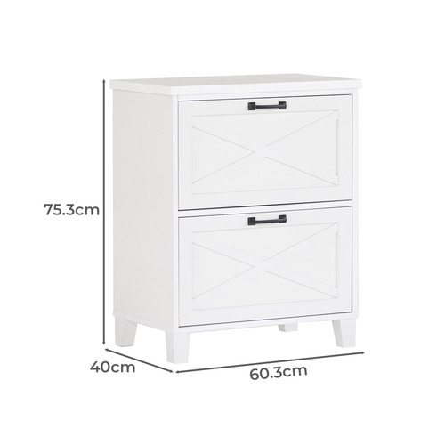 Charon 2 Drawer Filling Cabinet