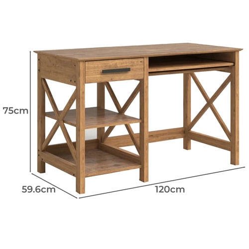 Emmett 2 Shelf Desk