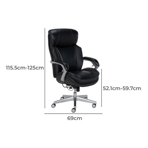Quentin Faux Leather Executive Chair