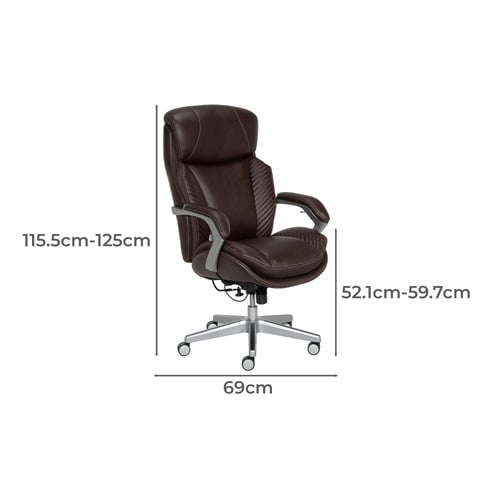 Quentin Faux Leather Executive Chair