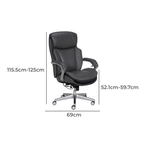 Quentin Faux Leather Executive Chair
