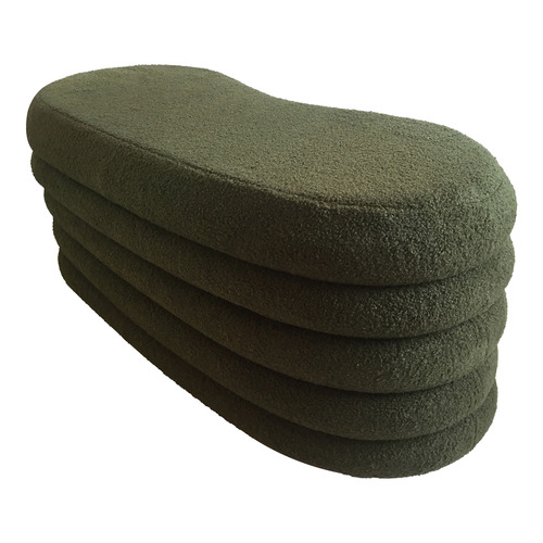 Andres Boucle Storage Ottoman Bench