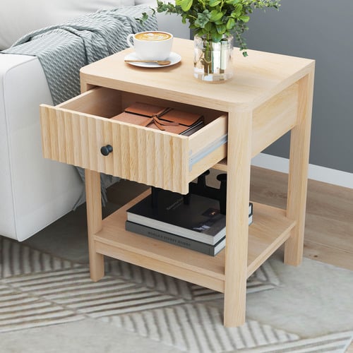 Mikolaj 1 Drawer Bedside Table
