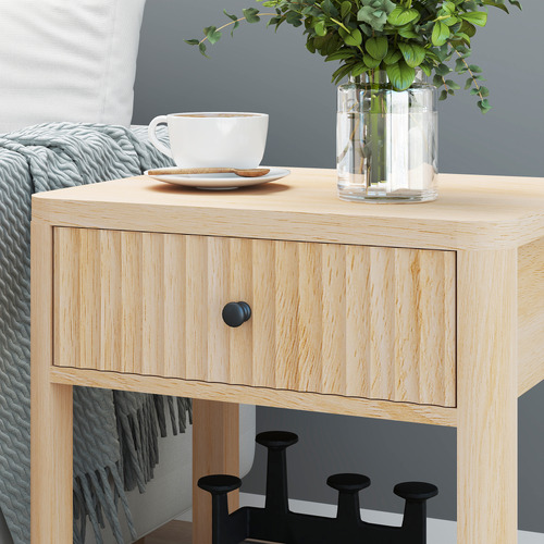 Mikolaj 1 Drawer Bedside Table