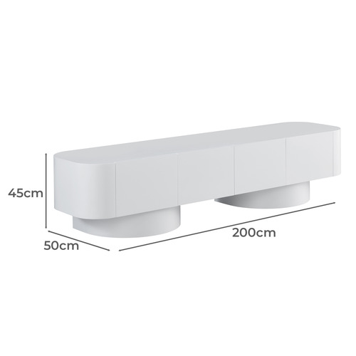 Olivia Curved TV Unit