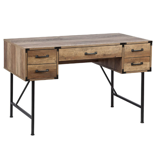 Rustic Dark Timber Oswald Writing Desk
