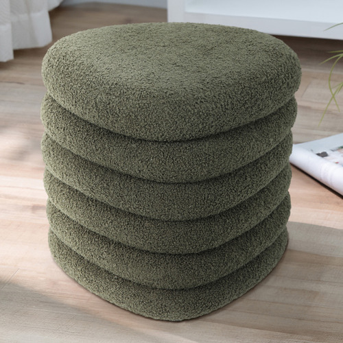 Bernstein Boucle Storage Ottoman