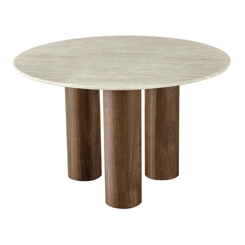 4 Seater Roan Travertine Dining Table