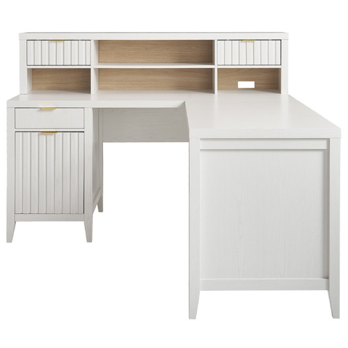 Ailani L-Shaped Desk with Hutch
