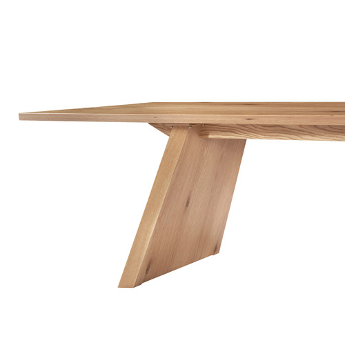 Alder Oak Wood Dining Table
