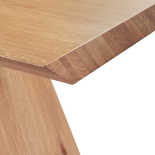 Alder Oak Wood Dining Table