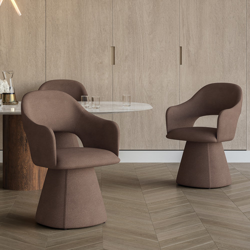 Elowen Upholstered Swivel Dining Chair