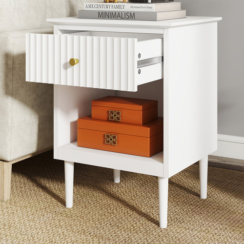 Duke 1 Drawer Bedside Table
