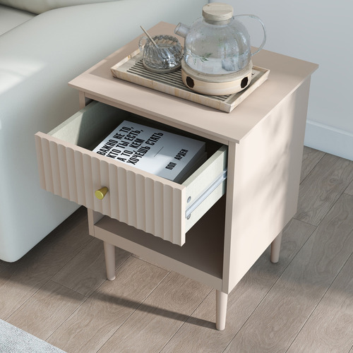 Duke 1 Drawer Bedside Table