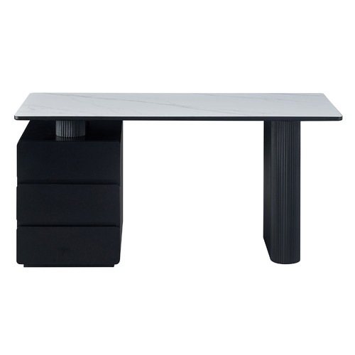 Colton 3 Drawer Ceramic Computer Desk